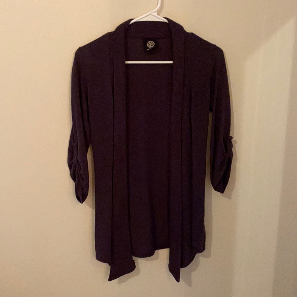 Navy cardigan